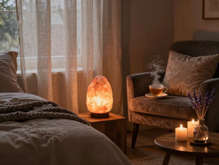 aromatic calming bedroom retreat