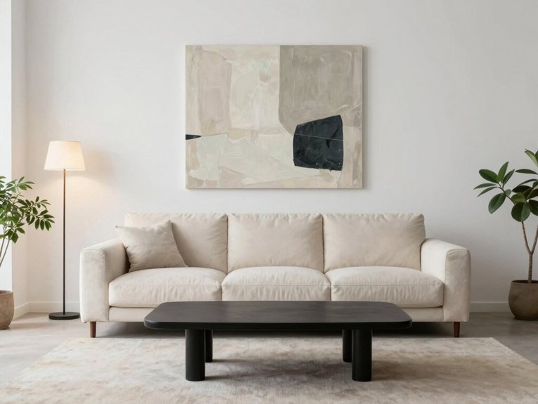 15 Minimalist Living Room Ideas That Feel Calm and Modern 12 balanced furniture and textures