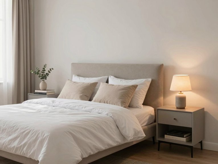 15 Master Bedroom Decor Ideas for a Relaxing Retreat 4 balanced nightstand styling tips