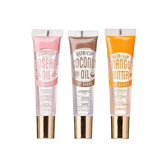 Ruby Kisses Broadway Vita-Lip Clear Lip Gloss (3-Pack)