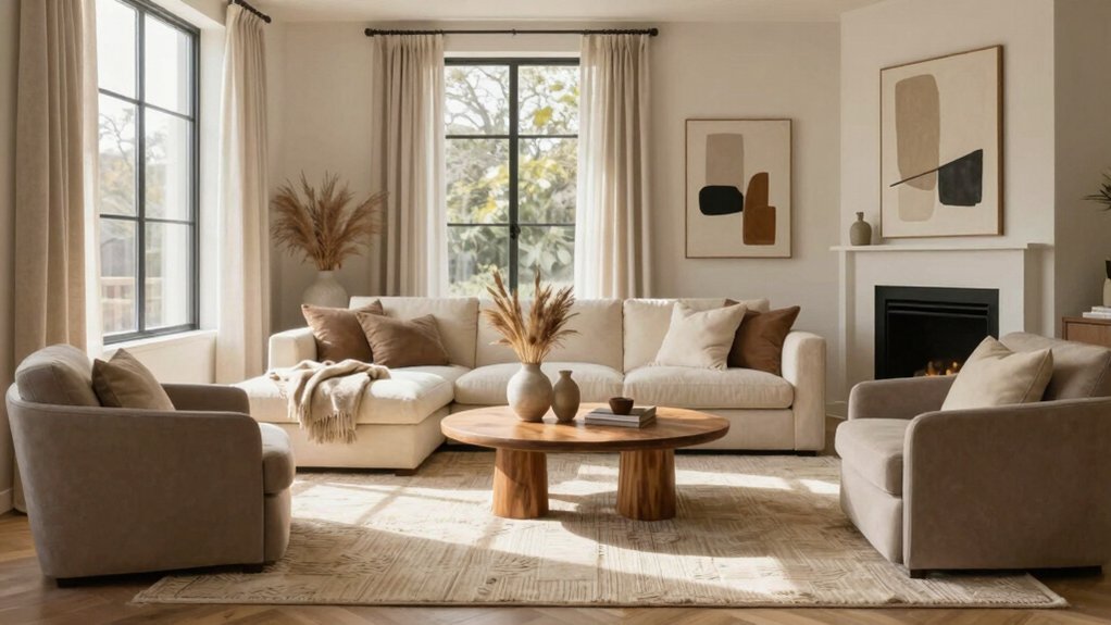 21 Living Room Inspiration Ideas for a Stylish Home 3 calm stylish neutral living