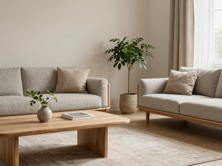15 Japandi Living Room Ideas With Calm and Balance 13 calming horizontal space design