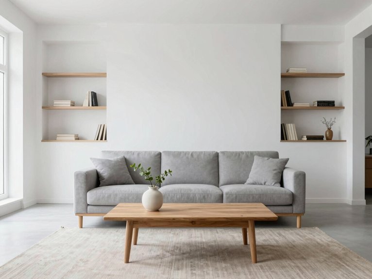 15 Minimalist Living Room Ideas That Feel Calm and Modern 9 clutter free living room vibes