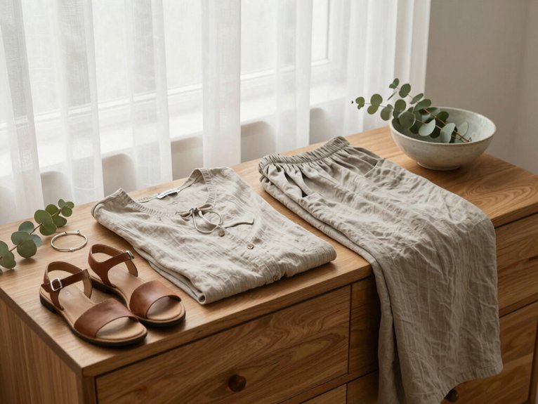 Morning Routine Aesthetic Ideas for a Calm and Intentional Start 6 comfortable versatile outfit selection