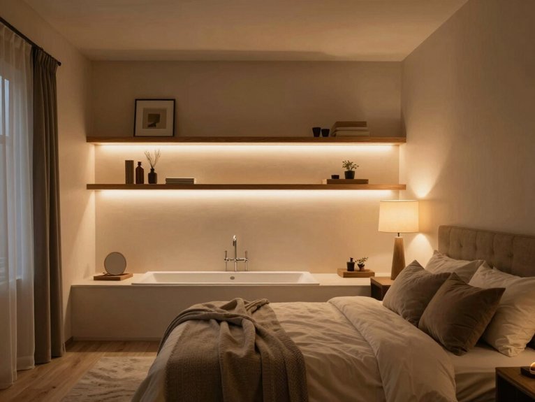 15 Master Bedroom Decor Ideas for a Relaxing Retreat 5 cozy flexible ambient lighting