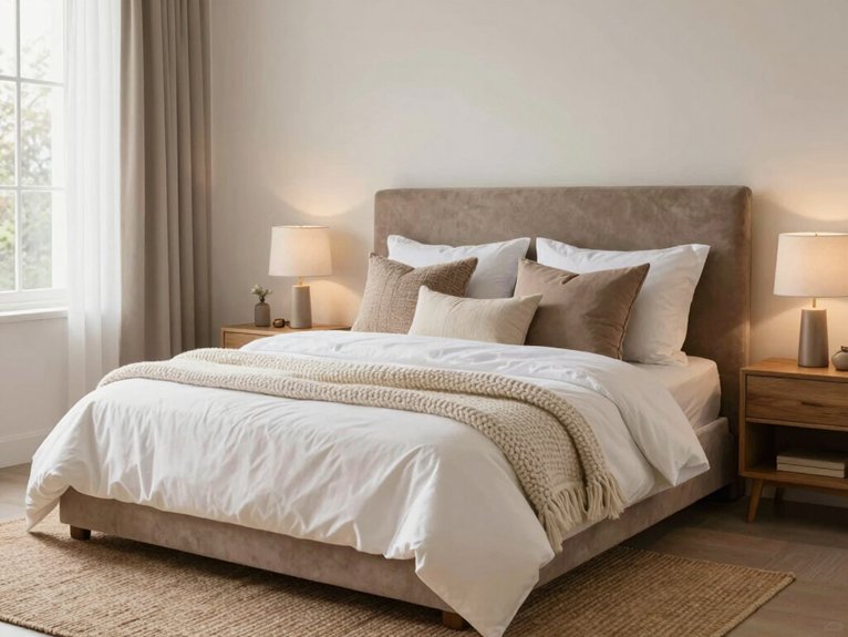 cozy layered bedding textures