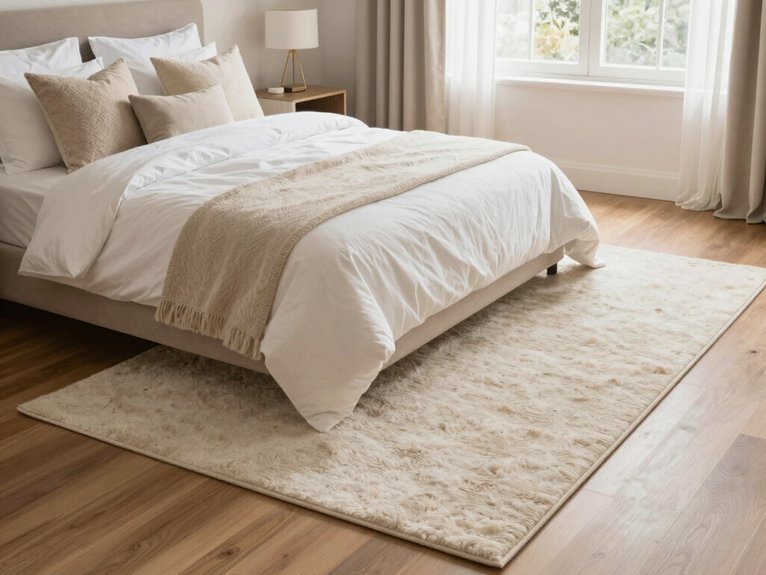 15 Master Bedroom Decor Ideas for a Relaxing Retreat 13 cozy oversized area rug