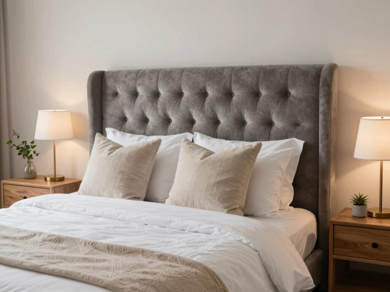cozy upholstered headboard comfort