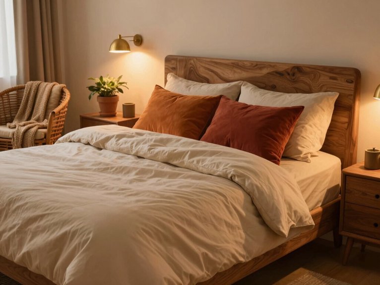 15 Cozy Bedroom Ideas for a Warm and Inviting Space 14 cozy warm accent details