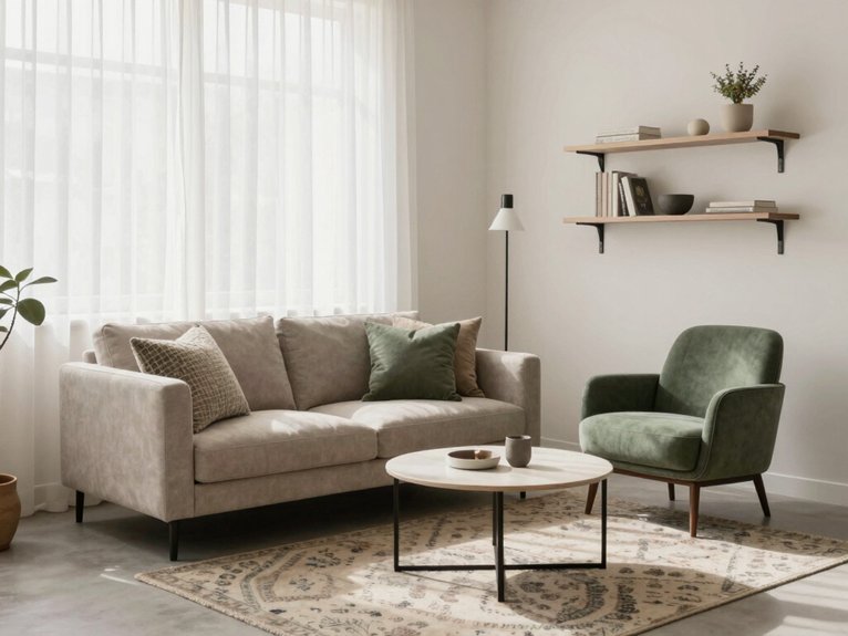 15 Small Living Room Ideas That Maximize Space and Style 14 defined cozy seating area
