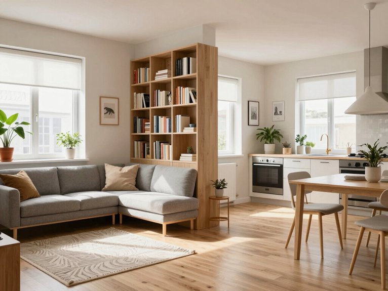 15 Small Apartment Decorating Ideas That Feel Spacious 4 defined living zones organization