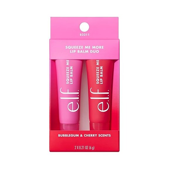 10 Best Lip Glosses That Give Your Smile an Irresistible Shine 7 e.l.f. Squeeze Me More Lip Balm Duo (Cherry & Bubblegum)