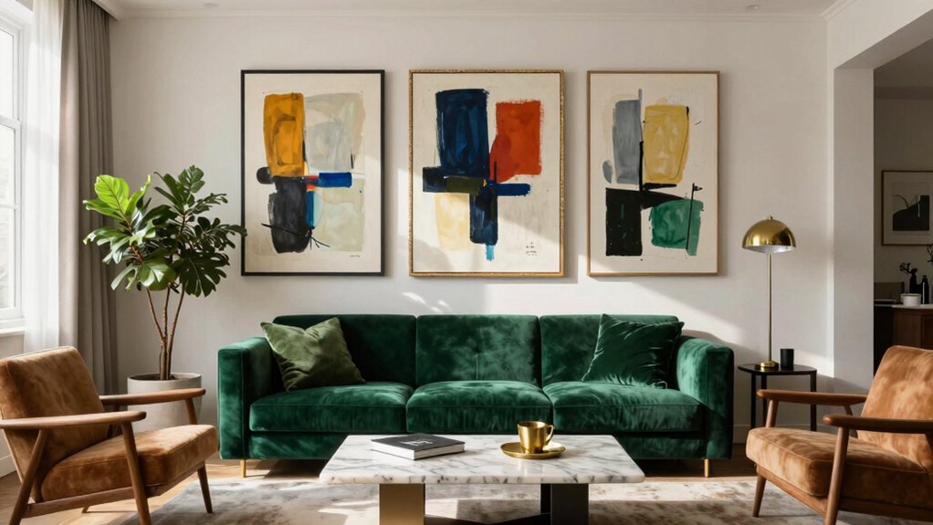 21 Living Room Inspiration Ideas for a Stylish Home 5 gallery wall art arrangement