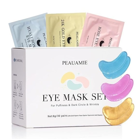 10 Skin Care Essentials Your Routine Actually Needs 9 Gold & Hyaluronic Acid Under Eye Patches (30 Pairs)