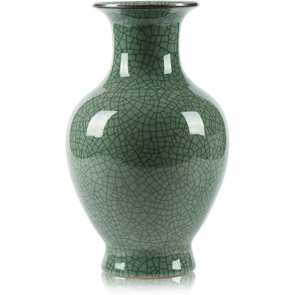 Chinese Handmade Crackle Glaze Porcelain Flower Vase