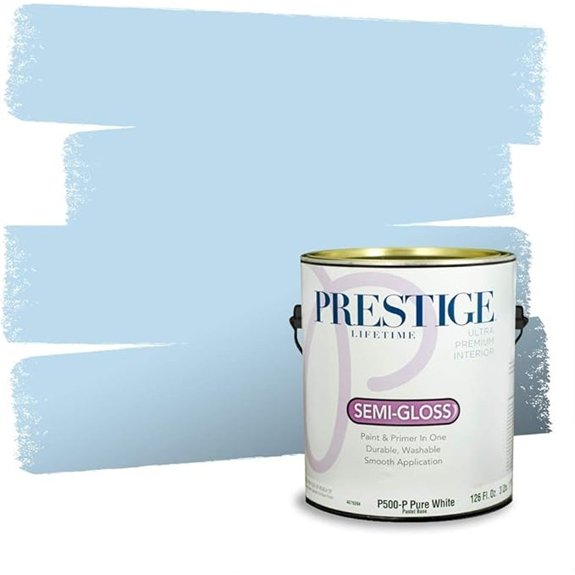 10 Best Paint Colors for Bedroom That Set the Perfect Mood 8 PRESTIGE Semi-Gloss Interior Paint & Primer (1-Gallon)