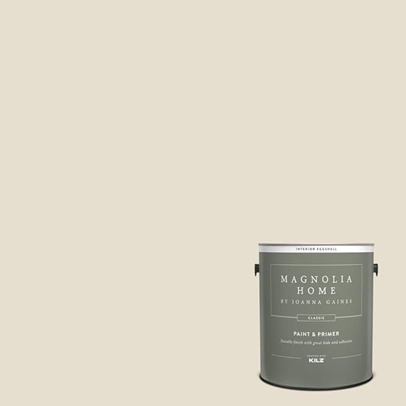 10 Best Paint Colors for Bedroom That Set the Perfect Mood 4 Magnolia Home Joanna Gaines Eggshell Interior Paint - Castle Cream