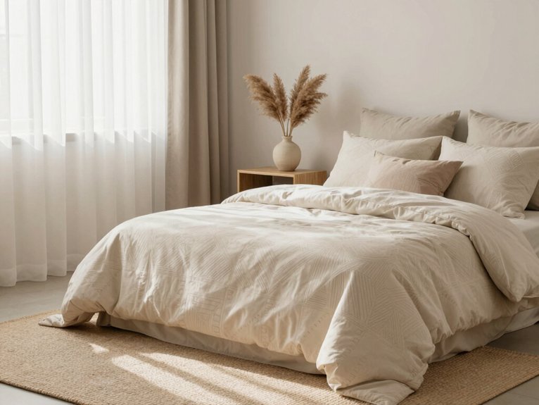 low contrast cozy bedroom patterns