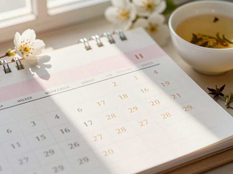 luteal phase reflection and rest