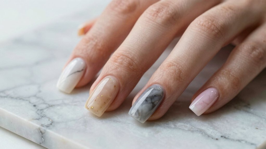 5 Best Marble Nails That Make Every Mani Look Luxe 11 marble nails shape color application