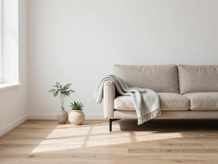 13 Scandi Living Room Ideas for a Light and Cozy Home 12 muted dark accents enhance warmth