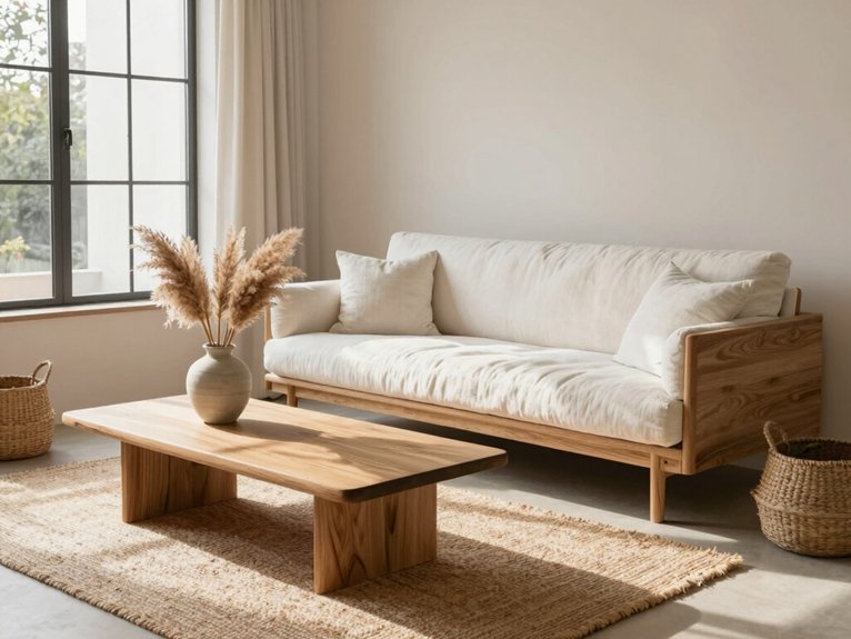 15 Minimalist Living Room Ideas That Feel Calm and Modern 7 natural cozy organic aesthetics