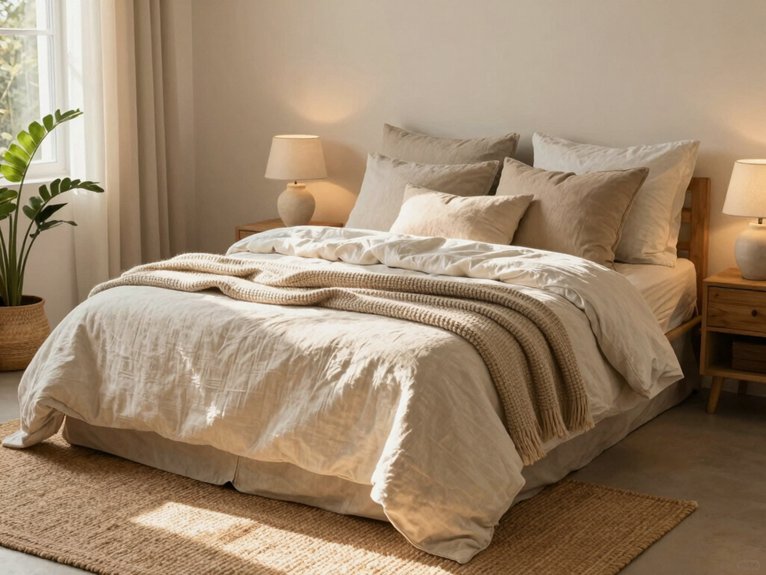 15 Cozy Bedroom Ideas for a Warm and Inviting Space 5 natural fabric bedding benefits