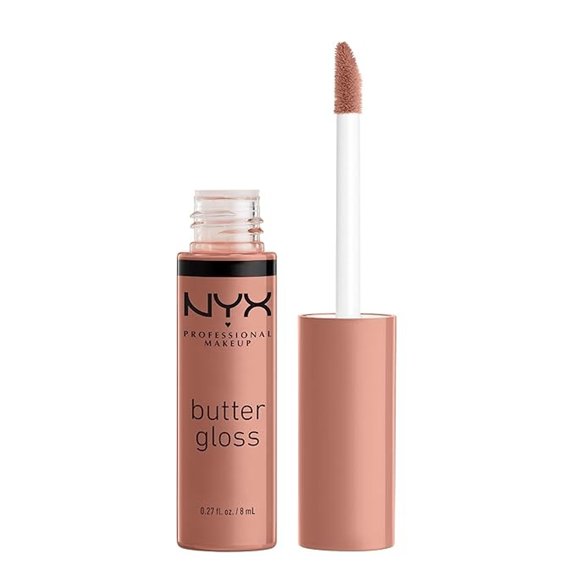 10 Best Lip Glosses That Give Your Smile an Irresistible Shine 8 NYX Butter Gloss Lip Gloss — Madeleine (Mid Nude)