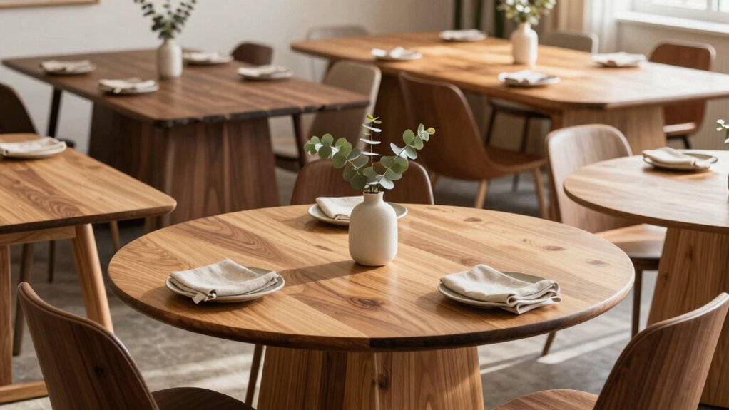 oak dining table options
