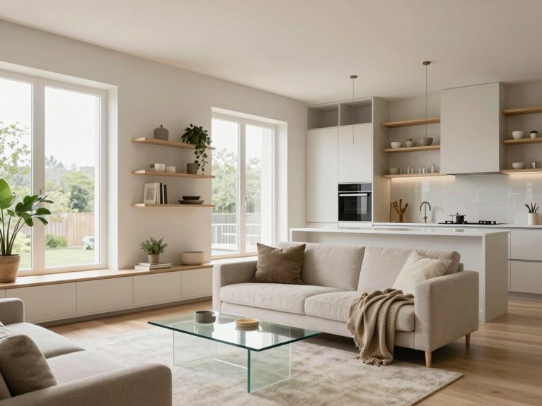 15 Small Living Room Ideas That Maximize Space and Style 2 open airy inviting layout