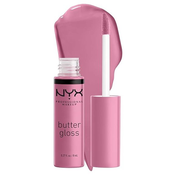 NYX PROFESSIONAL MAKEUP Butter Gloss Non-Sticky Lip Gloss - Eclair (Pink)