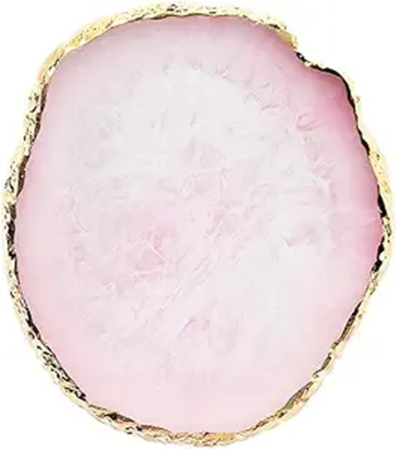 5 Best Marble Nails That Make Every Mani Look Luxe 2 JASSINS Resin Nail Art Color Palette (Pink)
