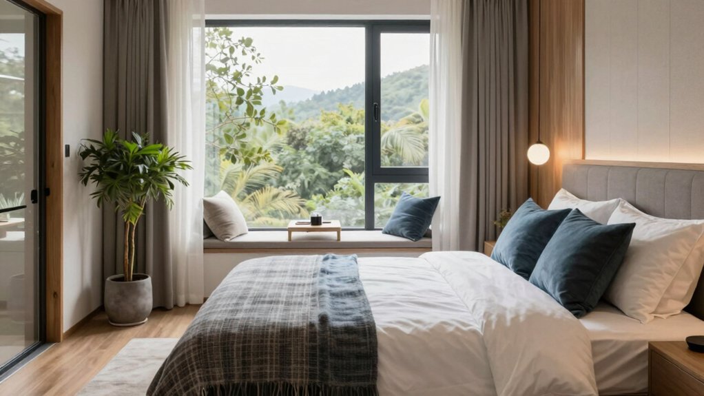 relaxing master bedroom decor