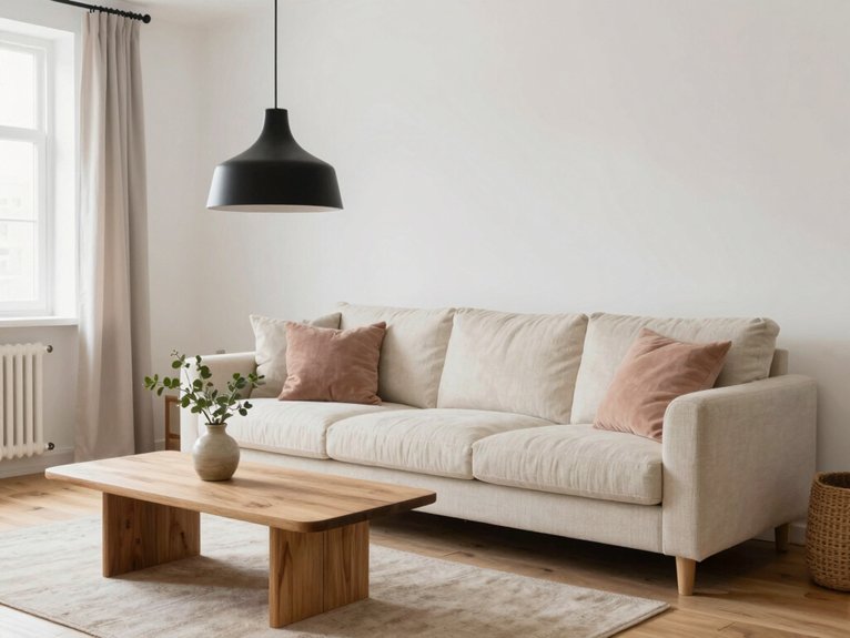 13 Scandi Living Room Ideas for a Light and Cozy Home 8 sculptural lamps enhance ambiance