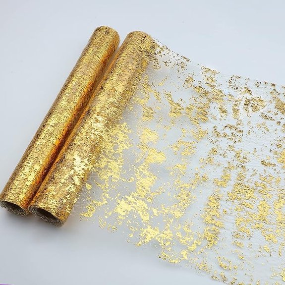 Snowkingdom Gold Sequin Table Runner (11x108)