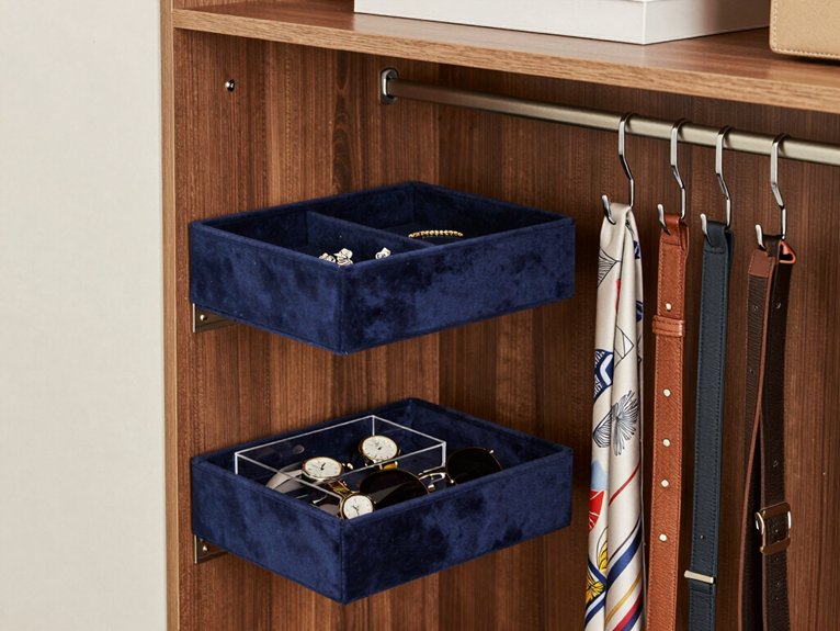 15 Small Closet Organization Ideas That Save Space 5 smart and organized accessory storage