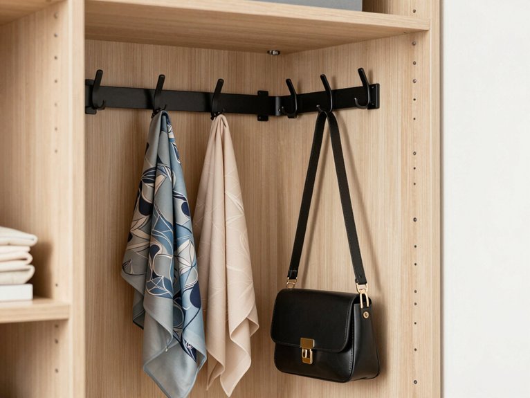 15 Small Closet Organization Ideas That Save Space 9 smart hooks for organization