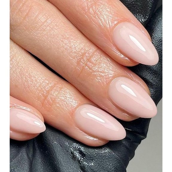 15 Best Light Pink Nails That Give Your Mani a Subtle Glow 3 Artquee Soft Pink Almond Press-On Nails (30 PCS)