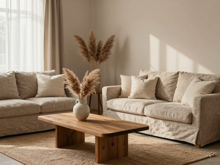 15 Cozy Living Room Design Ideas for Everyday Comfort 11 soothing low contrast color scheme
