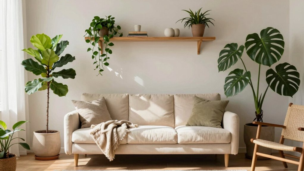 21 Living Room Inspiration Ideas for a Stylish Home 8 thriving plants enhance interiors