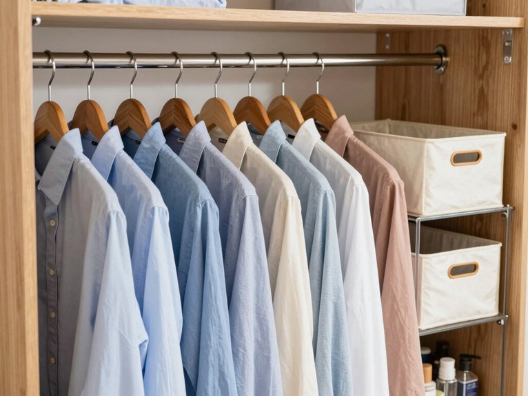 15 Small Closet Organization Ideas That Save Space 3 uniform hangers enhance organization