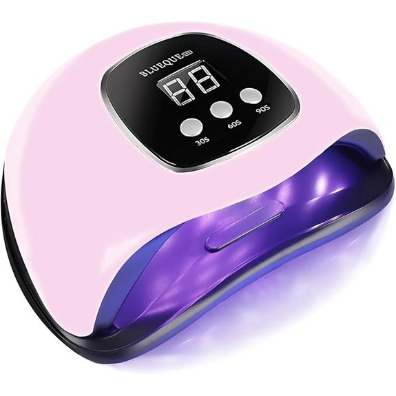 15 Best Light Pink Nails That Give Your Mani a Subtle Glow 14 BIGBEAR 48W UV LED Nail Lamp for Gel Polish