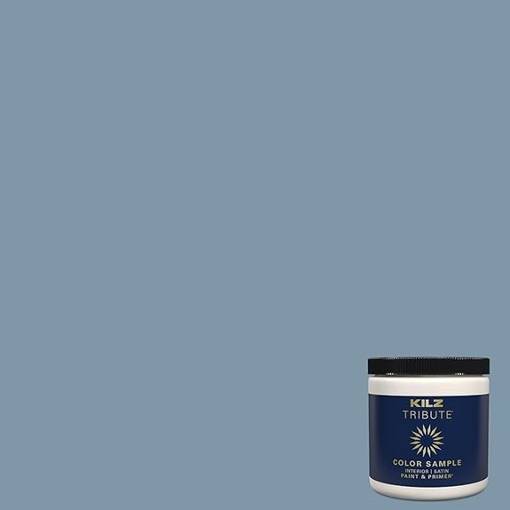 10 Best Paint Colors for Bedroom That Set the Perfect Mood 9 KILZ TRIBUTE Interior Paint & Primer Sample – Vintage Indigo