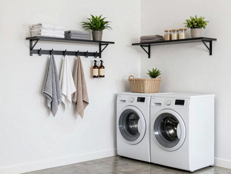 wall mounted laundry organization solutions