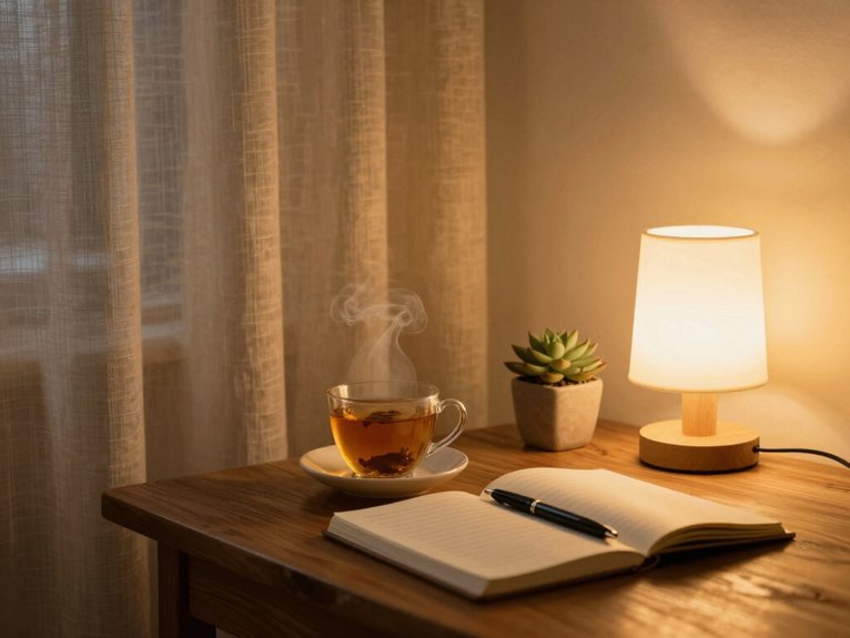 warm cozy lighting transformation