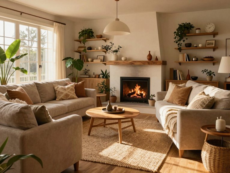 15 Cozy Living Room Design Ideas for Everyday Comfort 15 warm inviting ambient lighting