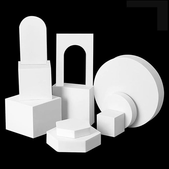 10 Beauty Product Photography Tips That Make Images Pop 8 10PCS Waterproof Hard Foam Photography Props (White)
