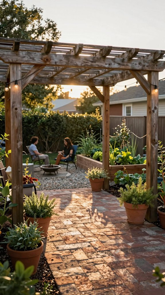 23 DIY Backyard Landscaping Ideas to Transform Your Outdoor Space on a Budget 5 10x10 wooden pergola project