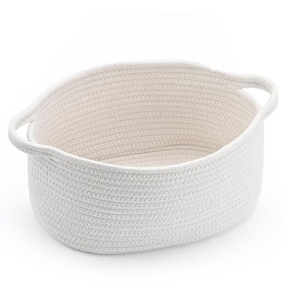 15 Best Valentine Basket Ideas to Wow Your Sweetheart 1 Cute Woven Storage Basket with Handle (13 x 8)