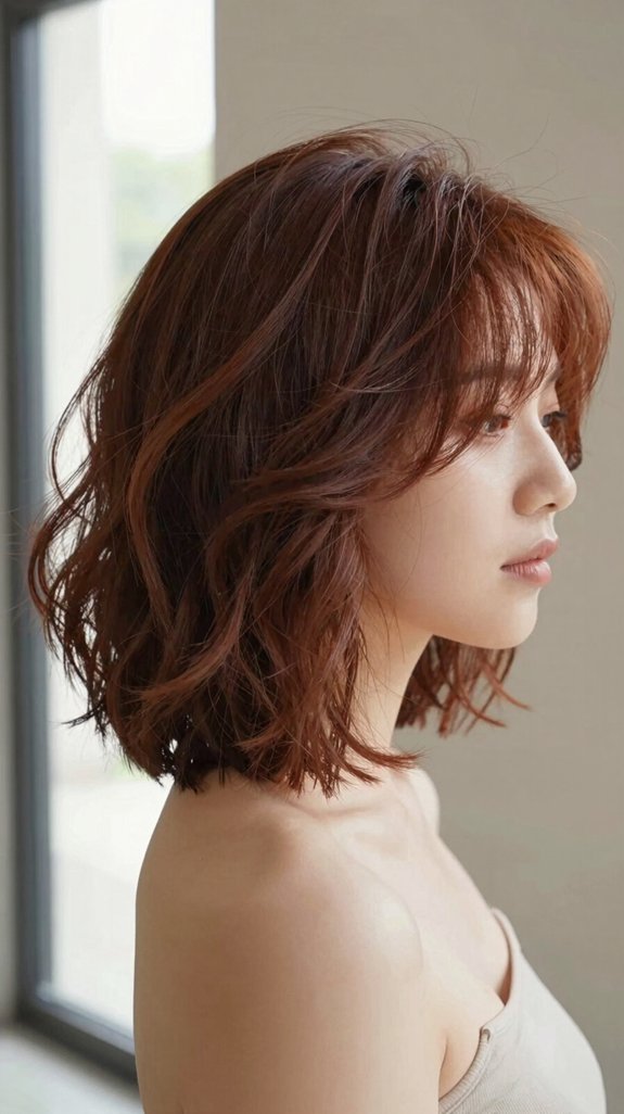 18 Short Wavy Haircuts That Add Volume and Movement 11 asymmetrical textured wavy bob